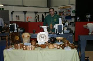 Paul on the Orchard lathe